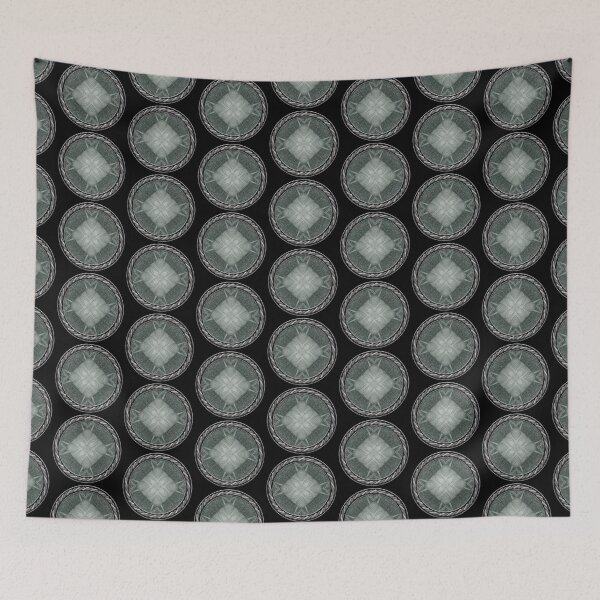 Item preview, Kaleidoscope Celestial Intaglio Mezzotint in Celtic Circle Frame 18 designed and sold by Swabcraft.