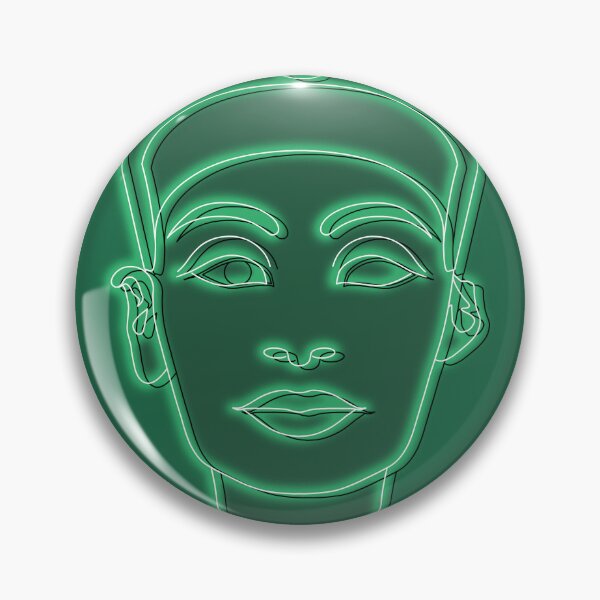 Item preview, Nefertiti of Egypt green glow designed and sold by Studio Mattie.