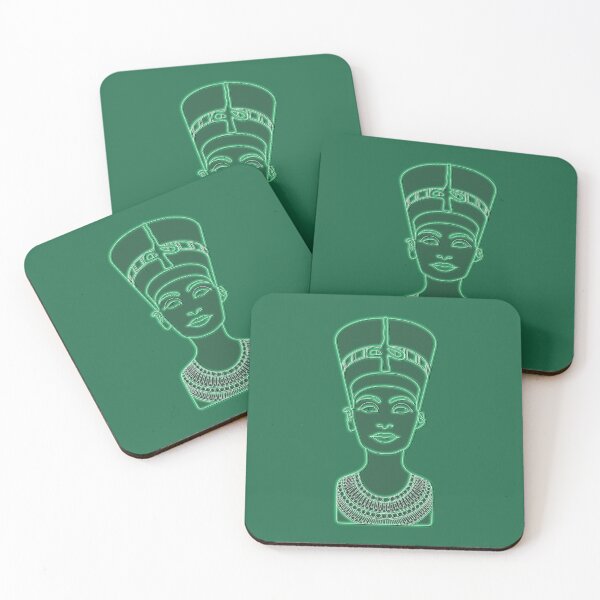 Item preview, Nefertiti of Egypt green glow designed and sold by Studio Mattie.