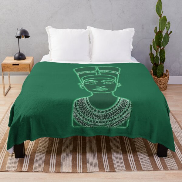 Item preview, Nefertiti of Egypt green glow designed and sold by Studio Mattie.