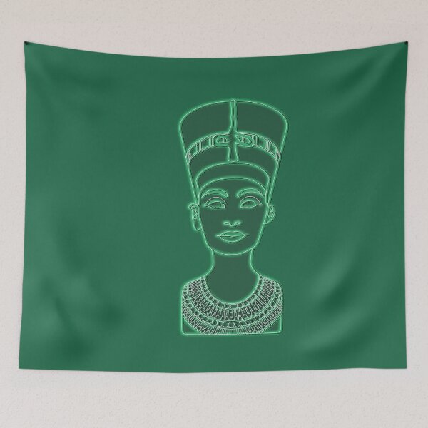 Item preview, Nefertiti of Egypt green glow designed and sold by Studio Mattie.
