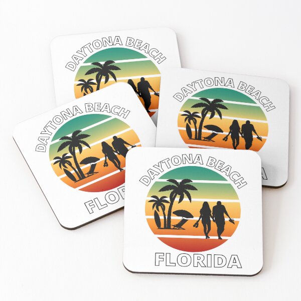 Item preview, Daytona beach Florida vintage sunset design designed and sold by marshallwelchs.