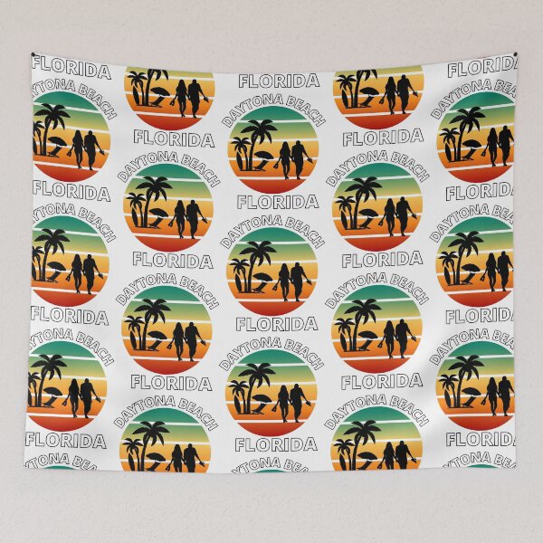 Item preview, Daytona beach Florida vintage sunset design designed and sold by marshallwelchs.