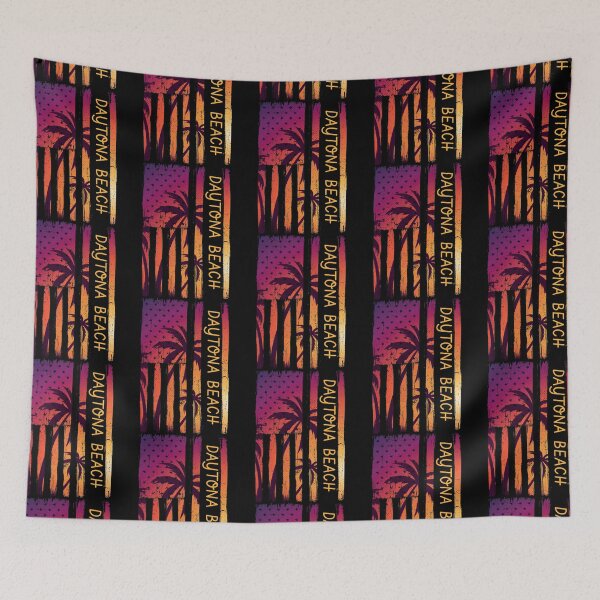 Item preview, Daytona Beach Palm Tree Flag Gift Design designed and sold by marshallwelchs.