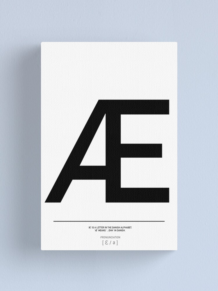  ARTCANVAS Modern Black and White Gray Serif Alphabet