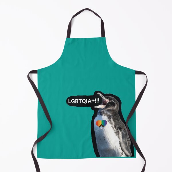 Artikelvorschau, Teal #03A096 Galapagos Penguin screams LGBTQIA+ entworfen und verkauft von SBPenguins.