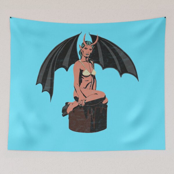 Item preview, NATIONAL DEVIL`S FOOD CAKE DAY - WITH A SUCCUBUS IN COLOR designed and sold by Ascendence.