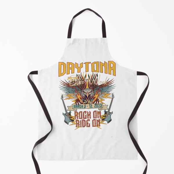 Item preview, 2023 DAYTONA BEACH BIKE WEEK "ROCK ON RIDE ON" ART ON FRONT designed and sold by salvadorrojass.