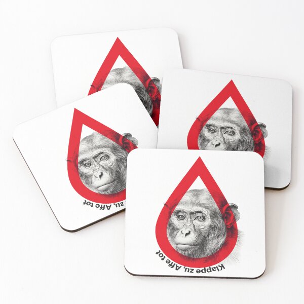 Item preview, Klappe zu, Affe tof designed and sold by KUNSTwort-shop.