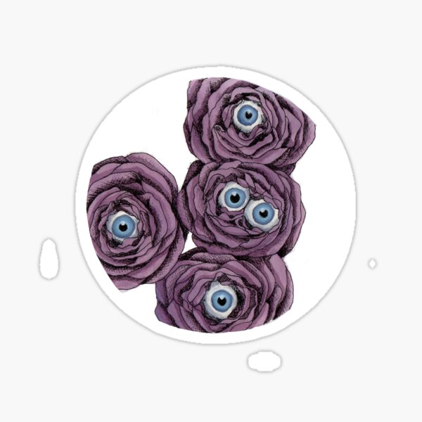 Eye Flower Inside Sticker