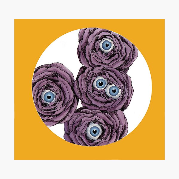 Eye Flower Inside Photographic Print