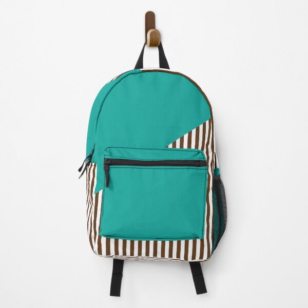 Item preview, Triangle and Stripes | Mixed Patterns | Brown and Teal Green designed and sold by rsty11.