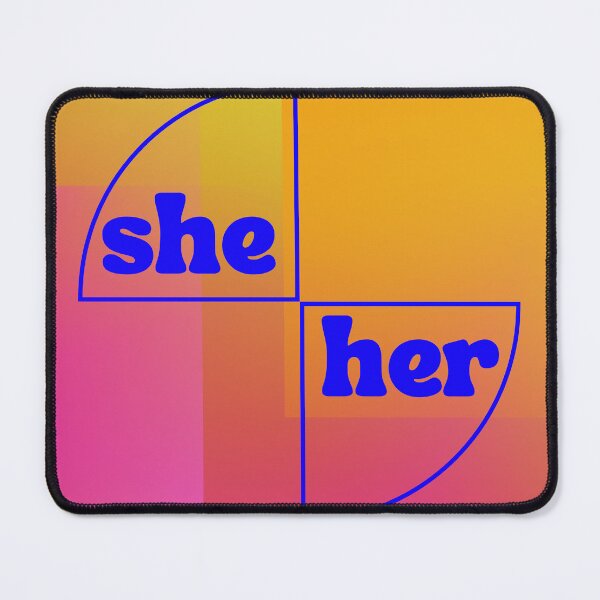 Item preview, Pronouns (She/Her) designed and sold by ivysigerson.