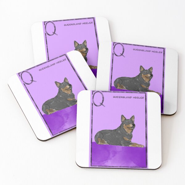 Item preview, Q is for Queensland heeler | Australian cattle dog | cattle dog  designed and sold by DarbyHunterArt.