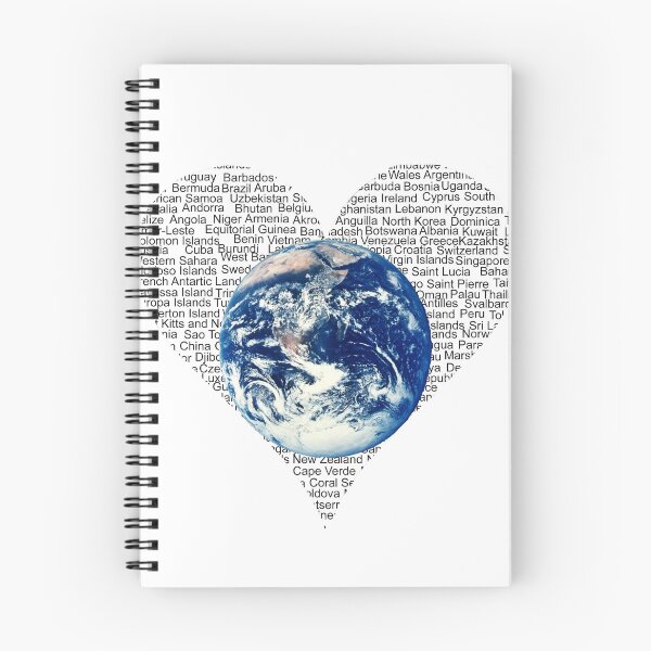 Item preview, Countries inside heart designed and sold by platypusboi.