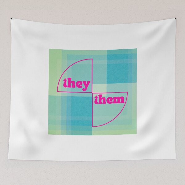 Item preview, Pronouns (They/Them) designed and sold by ivysigerson.