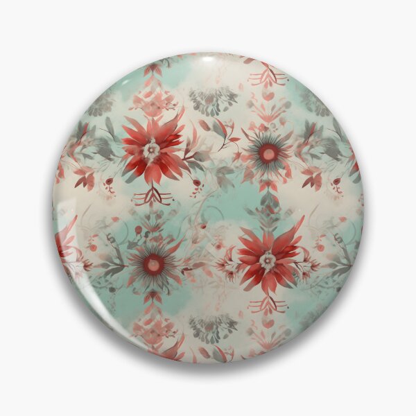 Item preview, Crimson Flower in Turquoise designed and sold by WildHeartOutlaw.