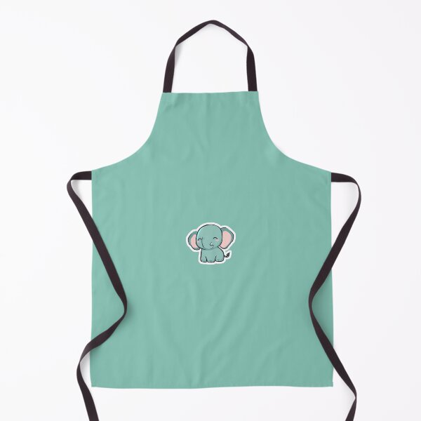 Item preview, Cute Dark Teal Elephant Standing designed and sold by ItsRiskyy.