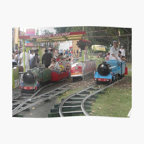 "Mini Railway, Easter Show, Homebush, NSW, Australia 2017" Poster for