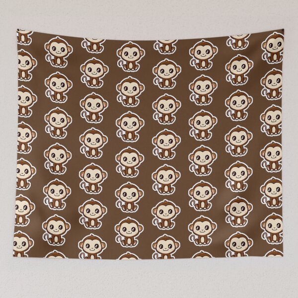 Item preview, Cute Brown Monkey Sitting designed and sold by ItsRiskyy.