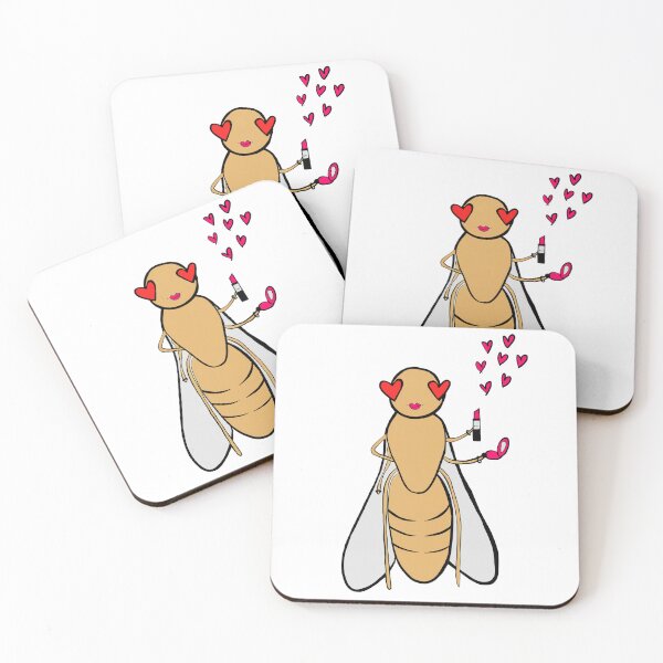 Item preview, Fruit fly in love! designed and sold by atreefullofsap.