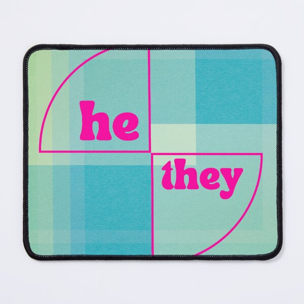 Item preview, Pronouns (He/They) designed and sold by ivysigerson.