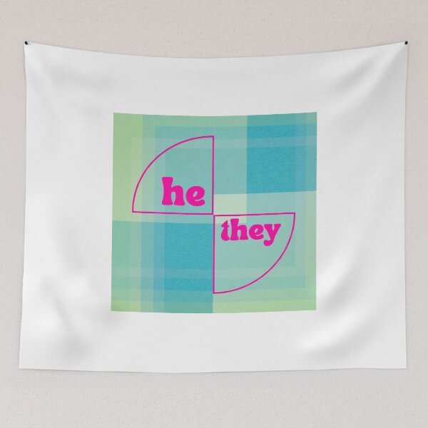 Item preview, Pronouns (He/They) designed and sold by ivysigerson.