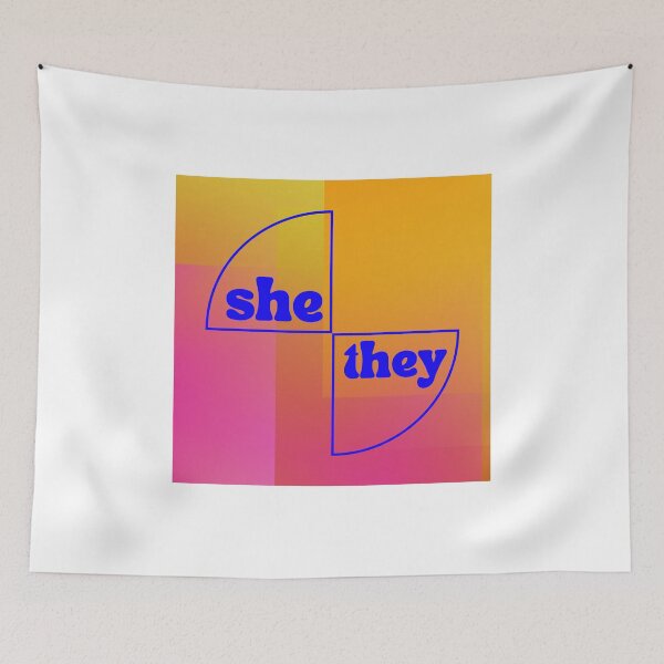 Item preview, Pronouns (She/They) designed and sold by ivysigerson.