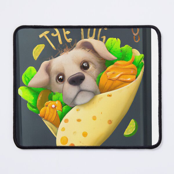 Item preview, A funny dog ​​got stuck in a Taco (1) designed and sold by lunsforddanil.
