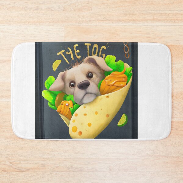 Item preview, A funny dog ​​got stuck in a Taco (1) designed and sold by lunsforddanil.