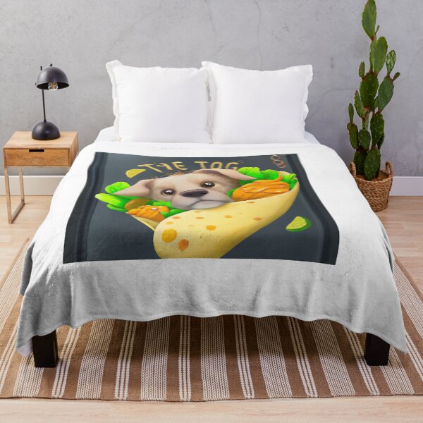 Item preview, A funny dog ​​got stuck in a Taco (1) designed and sold by lunsforddanil.