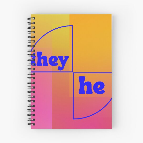 Item preview, Pronouns (They/He) designed and sold by ivysigerson.