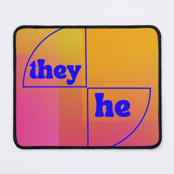 Item preview, Pronouns (They/He) designed and sold by ivysigerson.