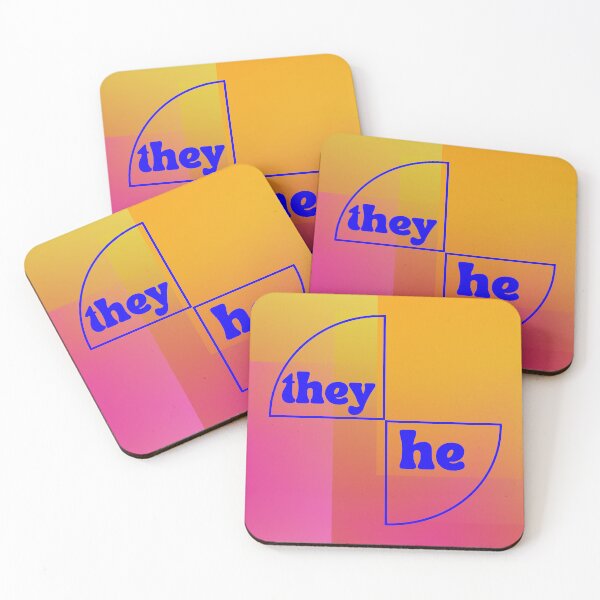 Item preview, Pronouns (They/He) designed and sold by ivysigerson.