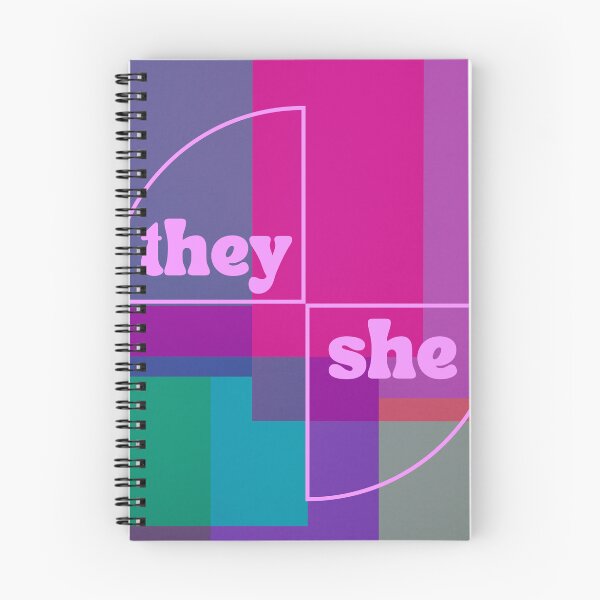 Item preview, Pronouns (They/She) designed and sold by ivysigerson.