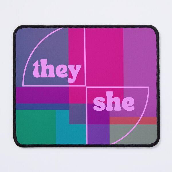 Item preview, Pronouns (They/She) designed and sold by ivysigerson.