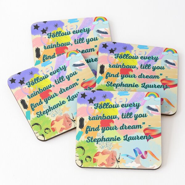 Item preview, Follow Every Rainbow until you find your dream paint splash saying designed and sold by LGMmugsdesign.