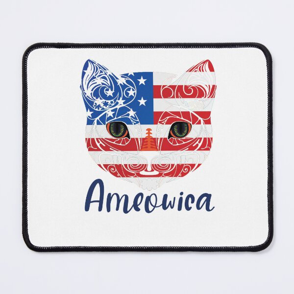 Item preview, Ameowica the Great - Funny patriotic designed and sold by ArtVibeDesign.