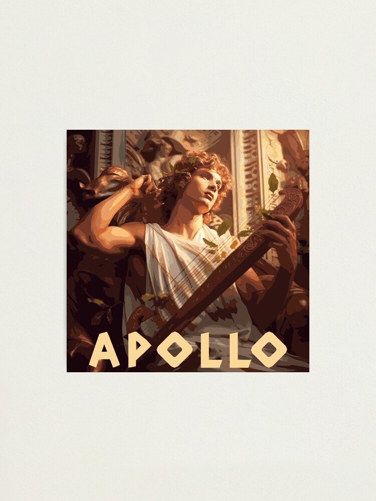 Apollo Lyre Greek Mythology Sticker Sticker for Sale by natneumann