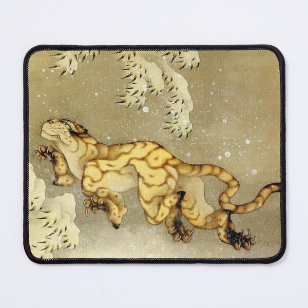 Item preview, Tiger in the snow Japanese painting designed and sold by Lady-Frost.