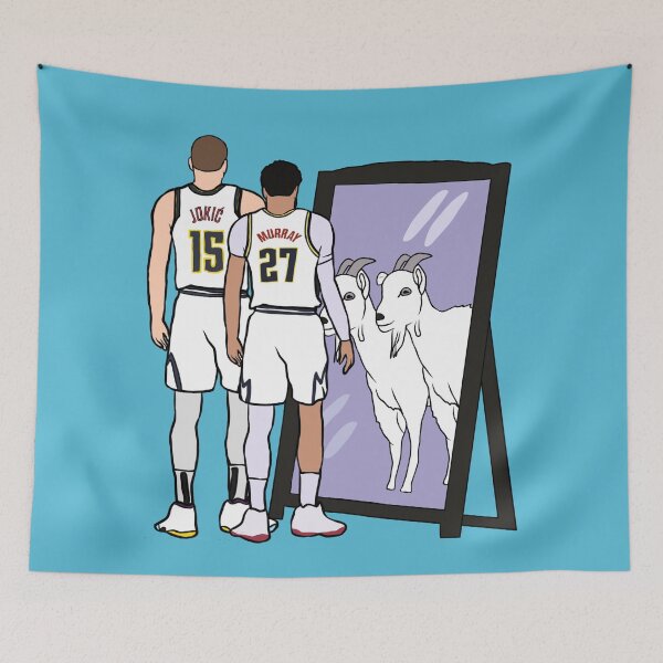 Item preview, Nikola Jokic and Jamal Murray Mirror GOATs designed and sold by RatTrapTees.