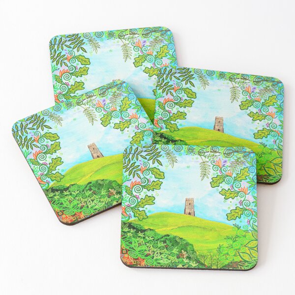 Item preview, Glastonbury Tor Amongst Oak Leaves designed and sold by MarkBetsonArt.