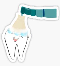 Happy Dental Cleaning Sticker