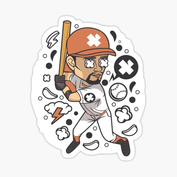 Cute chibi baseball pitcher' Sticker