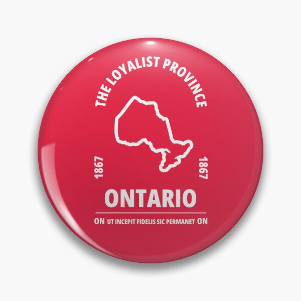 Item preview, Ontario Canada Province Map - The Loyalist Province - UT INCEPIT FIDELIS SIC PERMANET designed and sold by Ranggasme.