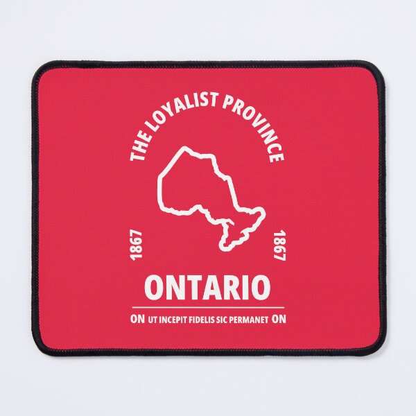 Item preview, Ontario Canada Province Map - The Loyalist Province - UT INCEPIT FIDELIS SIC PERMANET designed and sold by Ranggasme.
