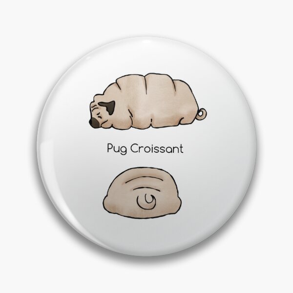 Artikelvorschau, Mops Croissant entworfen und verkauft von haakondesign.