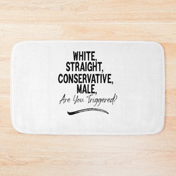 Item preview, White Straight Conservative Male Are You Triggered Vintage  designed and sold by thachxanh66.