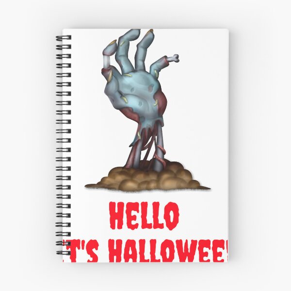 Item preview, Hello it_s Halloween ghost hand designed and sold by timberbradbur.