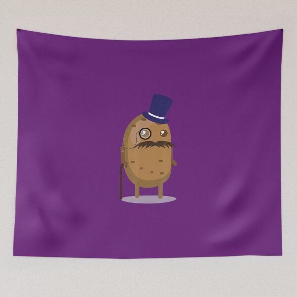 Item preview, Detective Potato With Moustache & Magnifying Glass 		 designed and sold by myrtaeljonh.